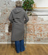 LANGERCHEN lange wollen trenchcoat MILPORT VIOLA