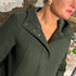 LANGERCHEN wollen parka jas RISANA OLIVE