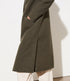 LANGERCHEN lange wollen trenchcoat MILPORT OLIVE