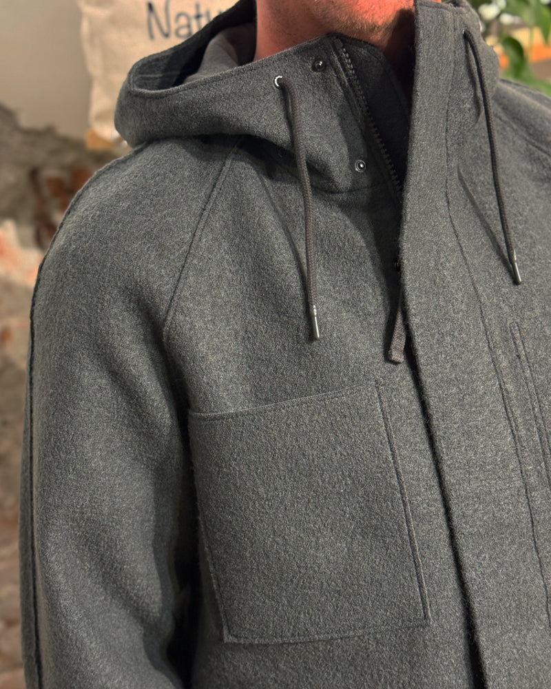 LANGERCHEN wollen Parkajacke für Herren STRAITON NAVY