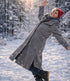 LANGERCHEN lange wollen trenchcoat MILPORT VIOLA