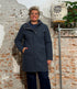 LANGERCHEN wollen parka jas RISANA GRAPHITE