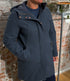 LANGERCHEN wollen parka jas RISANA GRAPHITE