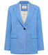 LANIUS blazer EDITH LAPIS biologisch katoen linnen