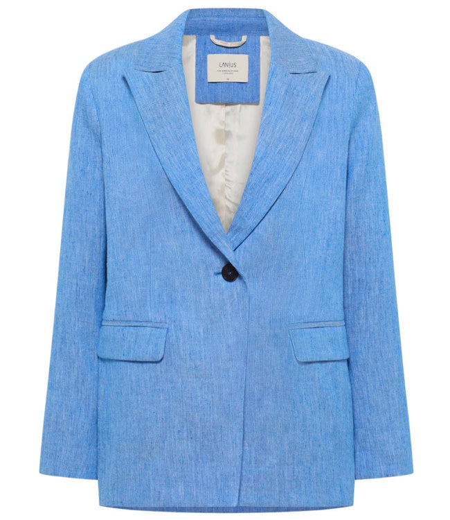 LANIUS blazer EDITH LAPIS biologisch katoen linnen