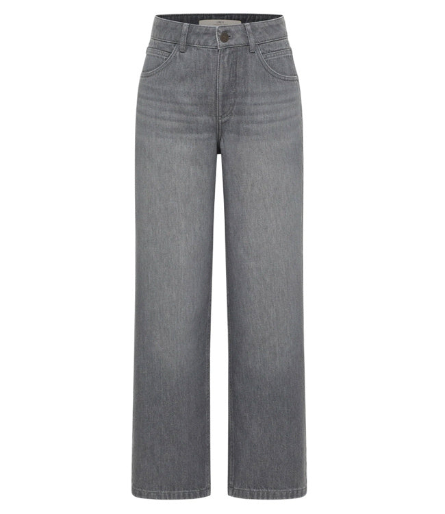 LANIUS relaxed jeans GAIA DARK GREY biologisch katoen