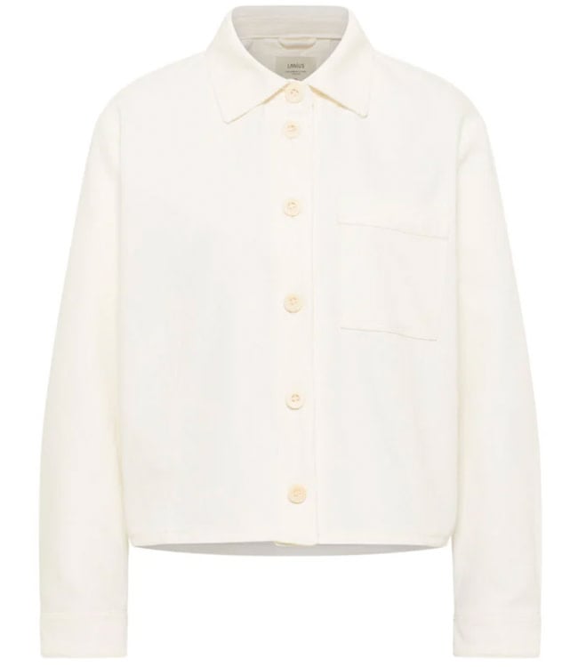 LANIUS jasje van biologisch katoen twill JUUL WHITE