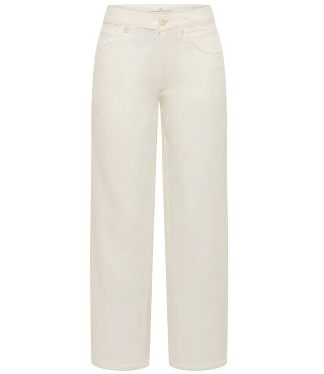 LANIUS twill broek TESS WHITE biologisch katoen