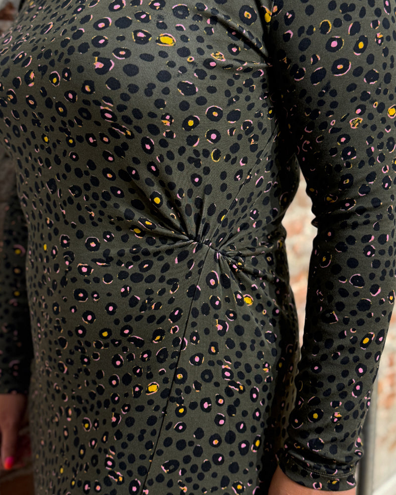 LANIUS Wickelkleid TINE ANIMAL Tencel & Bio-Baumwolle