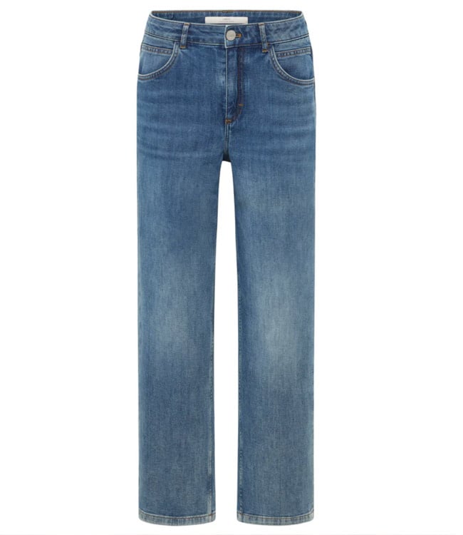LANIUS mid waist relaxed jeans GOIA STONEWASH biologisch katoen
