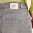LANIUS mid waist spijkerbroek RIFKA GREY met wijde pijpen