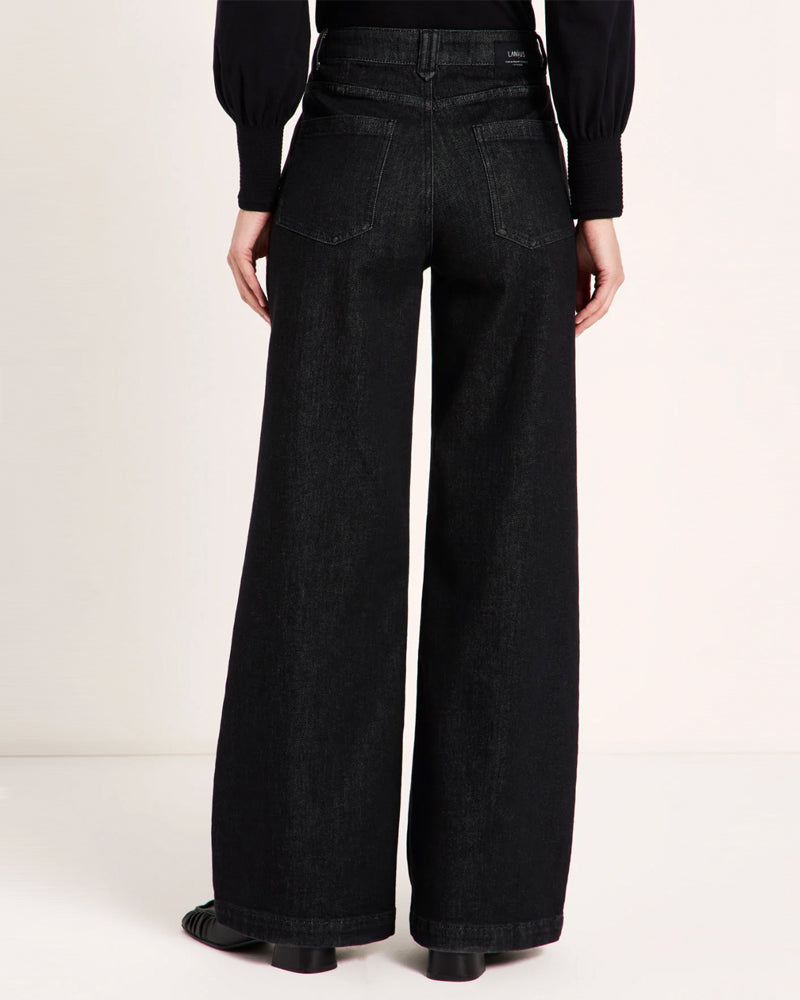 LANIUS Mid Waist Relaxed Jeans GOIA MID DENIM Biobaumwolle