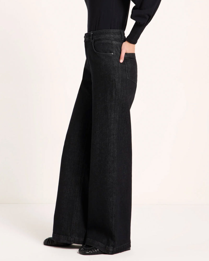 LANIUS Mid Waist Relaxed Jeans GOIA MID DENIM Biobaumwolle