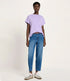LANIUS tapered spijkerbroek TYRA MID BLUE biologisch katoen