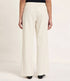 LANIUS gestreepte pantalon ISA BLACK WHITE  biologisch katoen
