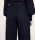 LANIUS wollen pantalon ALINA BLUE gestreept