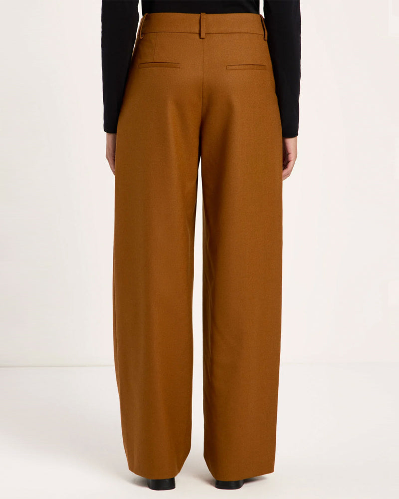 LANIUS Culotte LOIZA BORDEAUX mit Bundfalten