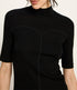 LANIUS Wollen coltrui met korte mouw EMMA BLACK