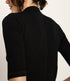 LANIUS Wollen coltrui met korte mouw EMMA BLACK