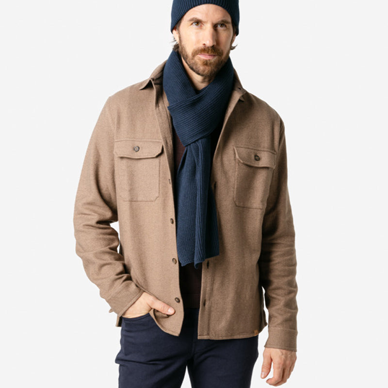 LIVING CRAFTS Flanellhemd HANS ANTHRAZIT