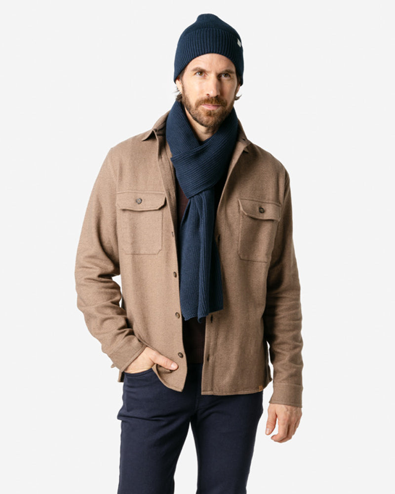 LIVING CRAFTS Flanellhemd HANS ANTHRAZIT