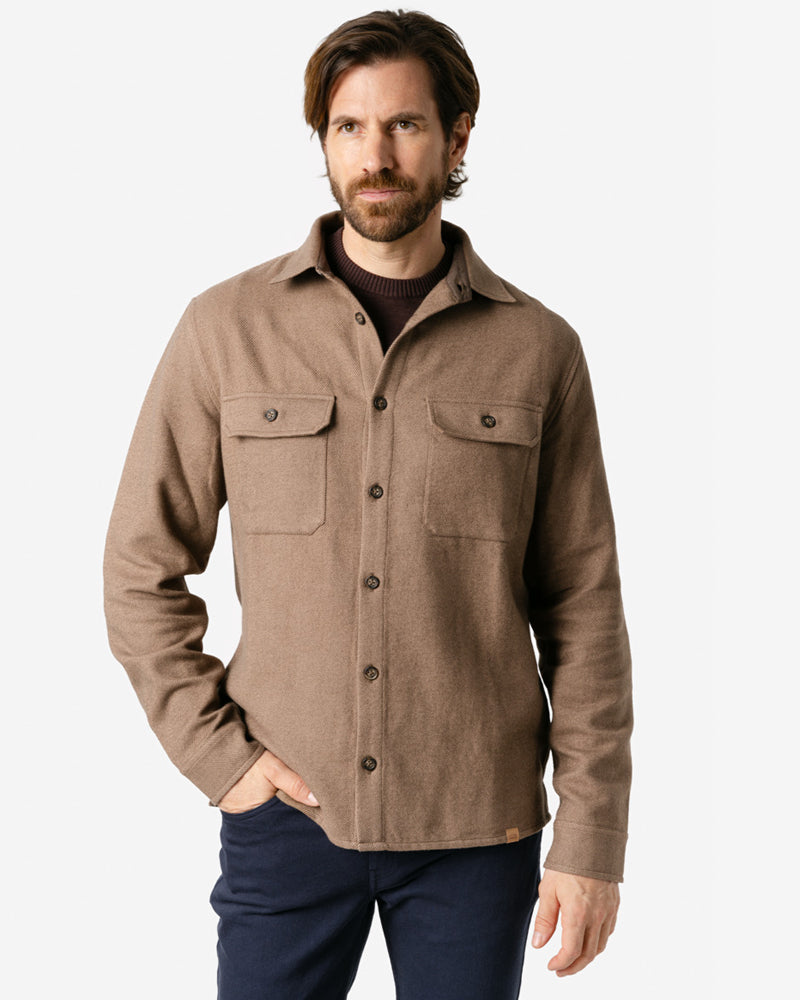 LIVING CRAFTS Flanellhemd HANS ANTHRAZIT