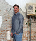 LIVING CRAFTS puur linnen gestreept overhemd PIM NIGHT