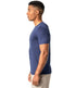 LIVING CRAFTS Linnen t-shirt met ronde hals NAVY