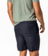 LIVING CRAFTS effen korte broek ROD NAVY  linnen