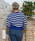LIVING CRAFTS gestreepte trui MALIKA BLUE biologisch katoen
