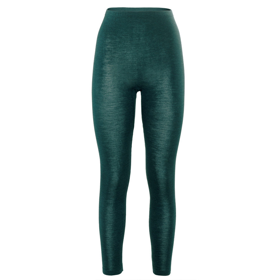 LIVING CRAFTS wol zijde legging dames SEA biologische wol