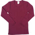 HOCOSA longsleeve biologische wol zijde kind BORDEAUX