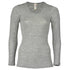 Engel Natur Wol zijde longsleeve dames GRIJS wollen ondergoed