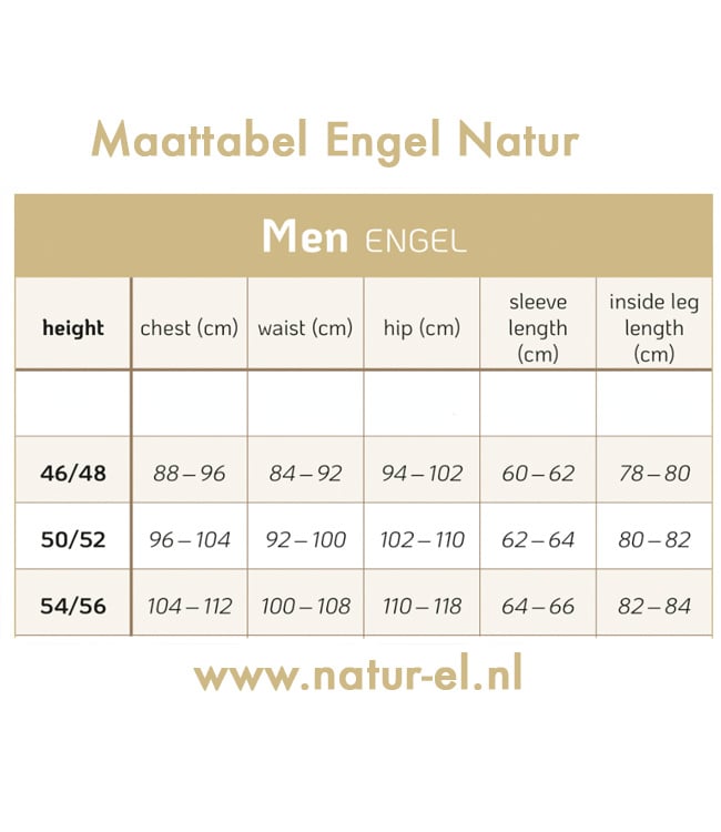 ENGEL wol zijde HEREN shirt met korte mouw NATUREL
