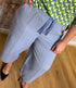 MADNESS 7/8 broek ZITA BLUE biologisch katoen gauze