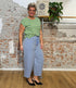 MADNESS 7/8 broek ZITA BLUE biologisch katoen gauze