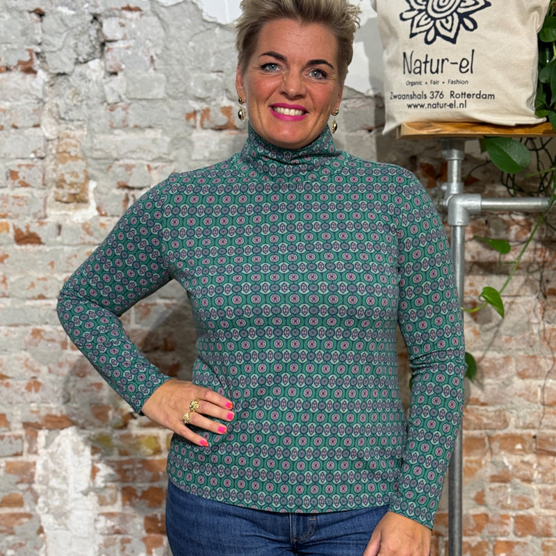 MADNESS coltrui TILE GREEN van biologisch katoen