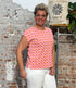 MADNESS shirt met kapmouw en print CECIL RETRO PINK