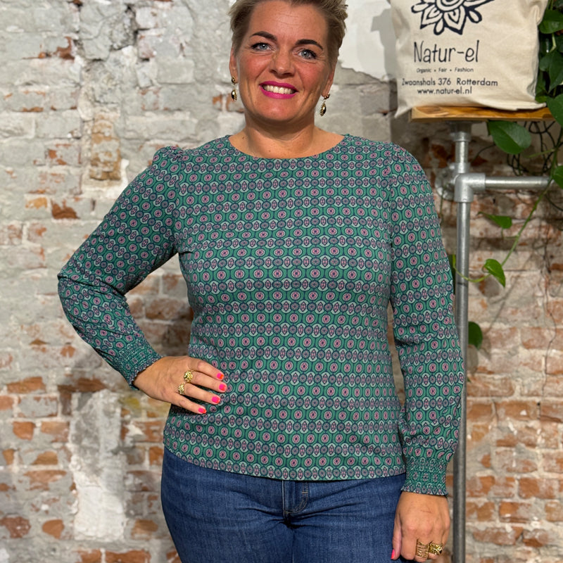 MADNESS Rollkragenpullover VALE BLUE aus Bio-Baumwolle