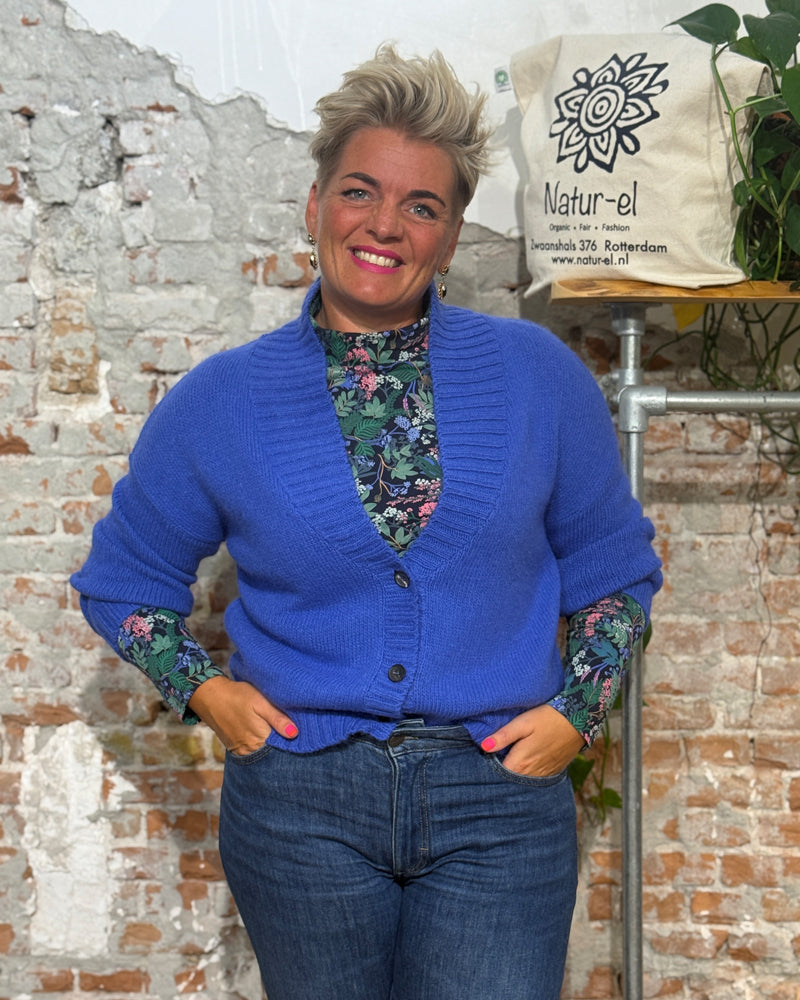 MADNESS V-Ausschnitt Pullover MAUD PINK Alpaka Baumwolle