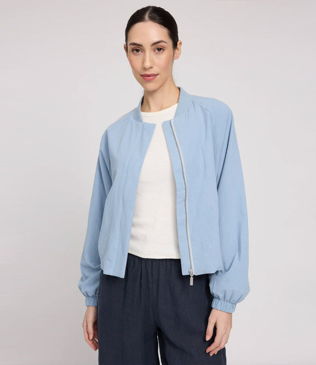 MAZINE bomber jasje VIVIAN BLUE biologisch katoen