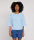 MAZINE trui ASJA BLUE 3/4 mouw biologisch katoen