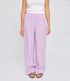 MAZINE linnen broek RITA LAVENDER met wijde pijpen