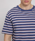 MAZINE gestreept shirt MULTI INDIGO van biologisch katoen