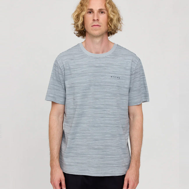 MAZINE gestreept shirt WOBBLY ICE van biologisch katoen