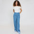 MAZINE broek met wijde pijpen LYS DARK BLUE van ecovero