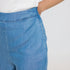 MAZINE broek met wijde pijpen LYS DARK BLUE van ecovero
