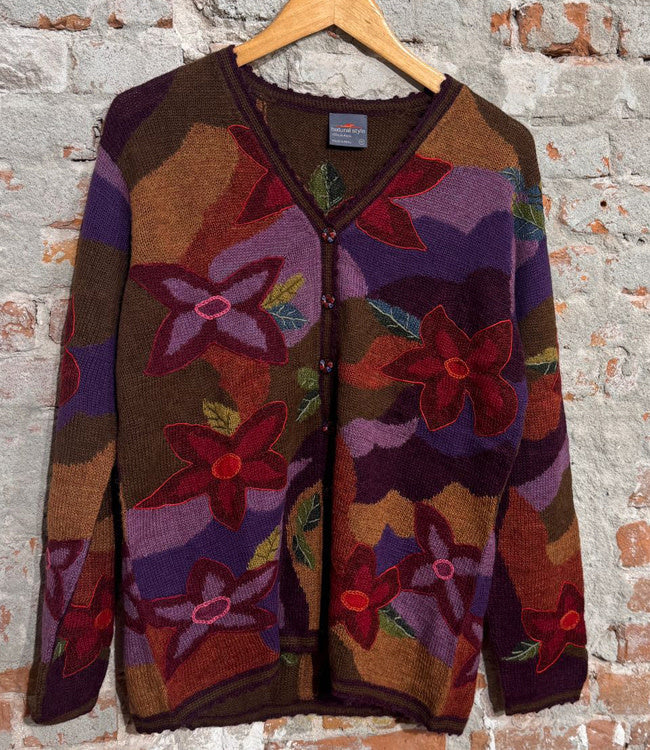 Wollen vest van 100% alpaca AUTUMN DREAMS