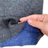 DE COLORES nierwarmer alpaca BLAUW ZWART 86 REVERSIBLE
