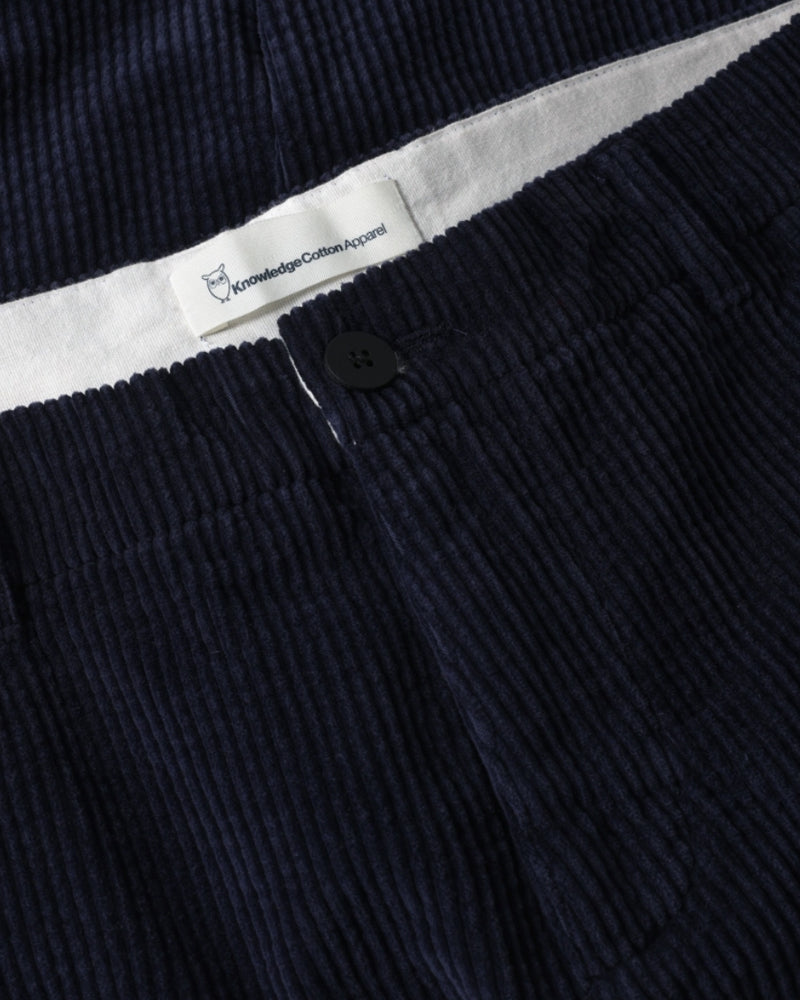 Chino broek corduroy WALES NIGHT biologisch katoen KCA
